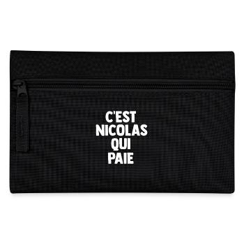 C'est Nicolas Qui Paie - Trousse - noir - Devant