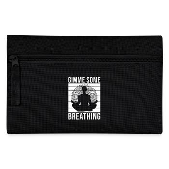 Pilates Enthusiasts Gimme Some Breathing Pilates - Pencil Case - black - Front