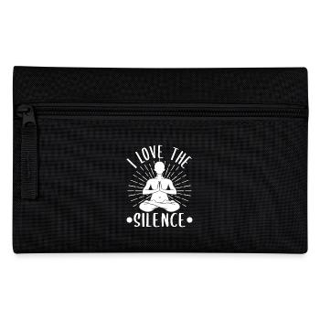 Pilates Enthusiasts I Love The Silence Pilates - Pencil Case - black - Front