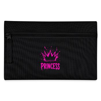 Prinzessin Krone Splash - Federtasche - Schwarz - Vorne