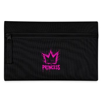 Prinzessin Krone Splash - Federtasche - Schwarz - Vorne