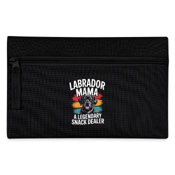 Labrador Mama Mama, Legendärer Snack-Dealer - Federtasche - Schwarz - Vorne