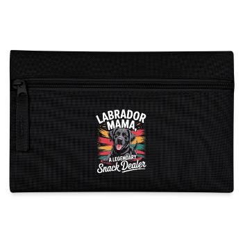 Labrador Mama Mama, Legendary Snack Dealer - Pencil Case - black - Front