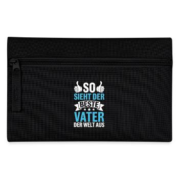 So Sieht Der Beste Vater Der Welt Aus - Federtasche - Schwarz - Vorne