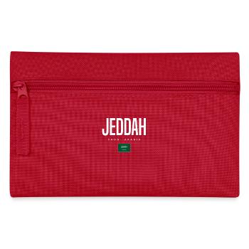Jeddah, Saudi Arabia - Pencil Case - red - Front