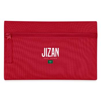 Jizan, Saudi Arabia - Pencil Case - red - Front