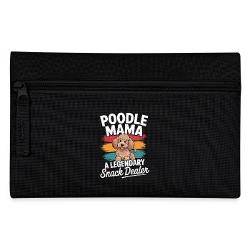 Poodle Mama, Legendärer Snack-Dealer - Federtasche - Schwarz - Vorne