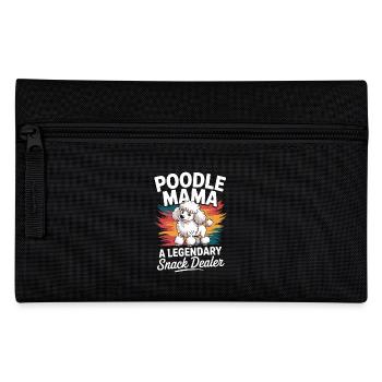 Poodle Mama, Legendärer Snack-Dealer - Federtasche - Schwarz - Vorne