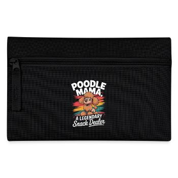 Poodle Mama, Legendärer Snack-Dealer - Federtasche - Schwarz - Vorne