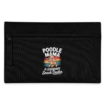 Poodle Mama, Legendary Snack Dealer - Pencil Case - black - Front
