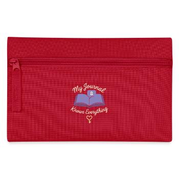 Gratitude Practice Journal Lover Emotional - Pencil Case - red - Front