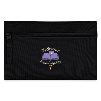 Gratitude Practice Journal Lover Emotional - Pencil Case - black - Front
