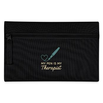 Gratitude Practice Journal Lover Emotional - Pencil Case - black - Front