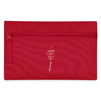 Gratitude Practice Journal Lover Emotional - Pencil Case - red - Front