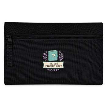 Gratitude Practice Journal Lover Emotional - Pencil Case - black - Front
