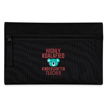 Kindergarten teacher Koalafied - Pencil Case - black - Front
