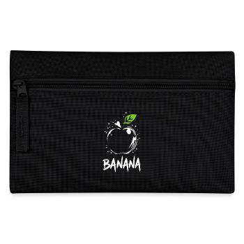 Blague sur la banane et la pomme - Trousse - noir - Devant