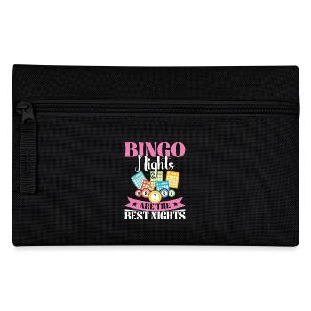 Bingo Night Fun Design for Bingo Fans - Pencil Case - black - Front