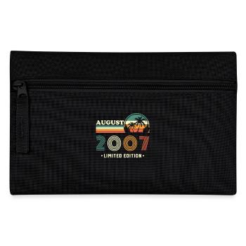 August 2007 Retro Vintage Geburtstagsgeschenk - Federtasche - Schwarz - Vorne