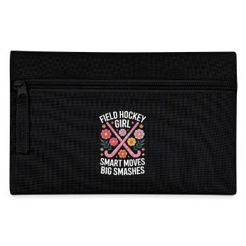 Field Hockey Saying Girl Joke Field Hockey Gift - Pencil Case - black - Front