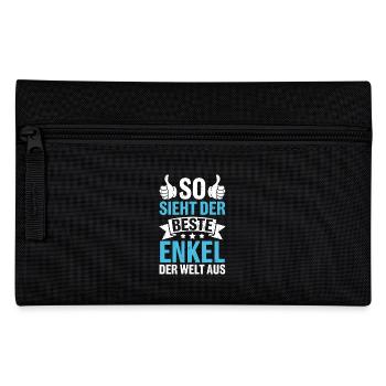 So Sieht Der Beste Enkel Der Welt Aus - Federtasche - Schwarz - Vorne