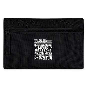 Father's Day I Love My Dad - Pencil Case - black - Front