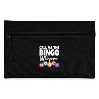 Call Me The Bingo Whisperer - Bingofans Bingo - Pencil Case - black - Front