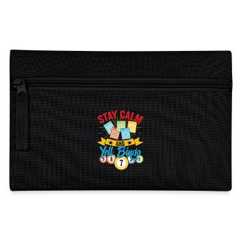 Bingo Gift Bingo Player Bingo Party - Pencil Case - black - Front