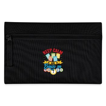 Bingo Fun Gift Bingo Lover Bingo On - Pencil Case - black - Front