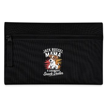 Jack Russel Mama, Legendärer Snack-Dealer - Federtasche - Schwarz - Vorne