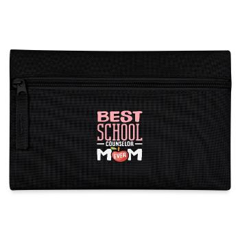 Best School Counselor Mom Ever - Pencil Case - black - Front