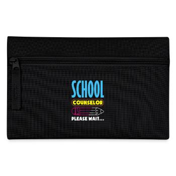Schulberater Bitte Warten Kreativ - Federtasche - Schwarz - Vorne