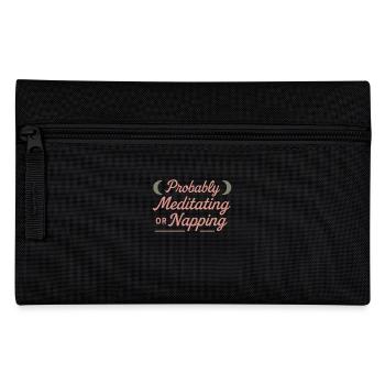 Boho Yoga Cadeau spirituel pour les yogis conscients - Trousse - noir - Devant
