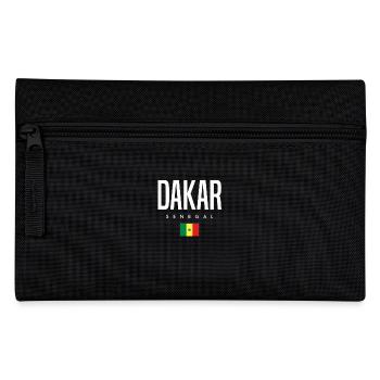 Dakar Senegal - Federtasche - Schwarz - Vorne