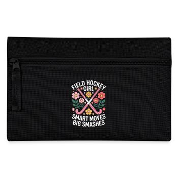 Field Hockey Saying Girl Joke Field Hockey Gift - Pencil Case - black - Front