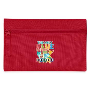Cadeau de bingo pour les joueurs de bingo - Trousse - rouge - Devant