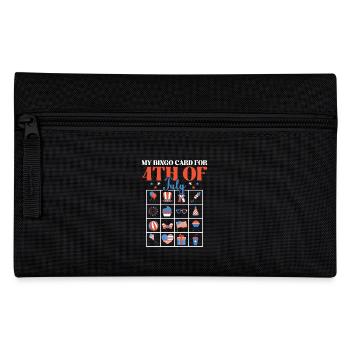 Bingo & USA Design Bingospieler Zahlenliebe - Federtasche - Schwarz - Vorne