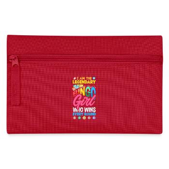 Bingo Fun Gift Bingo Lover - Trousse - rouge - Devant