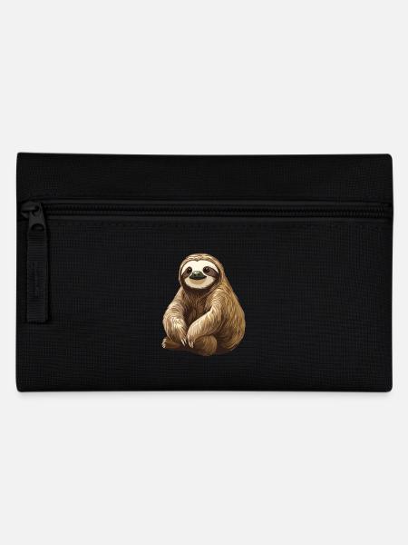 Faultiere Faultier - Federtasche - Schwarz