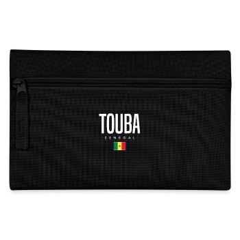 Touba Senegal - Federtasche - Schwarz - Vorne