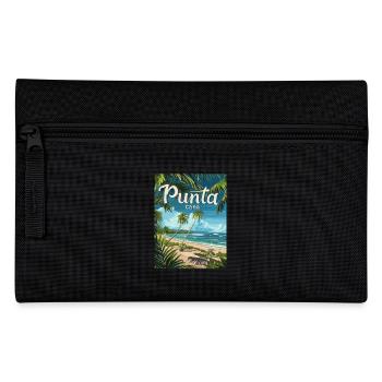 Tropical Punta Cana Beach Paradise Palm Trees - Pencil Case - black - Front