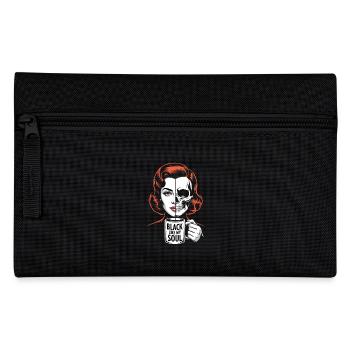 Noir comme mon âme ! Goth Café Emo Girl - Trousse - noir - Devant