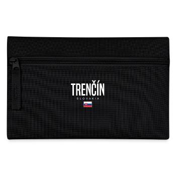 Trenčín, Slovakia - Pencil Case - black - Front