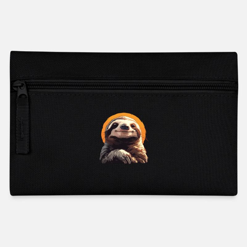 Faultiere Faultier - Federtasche - Schwarz