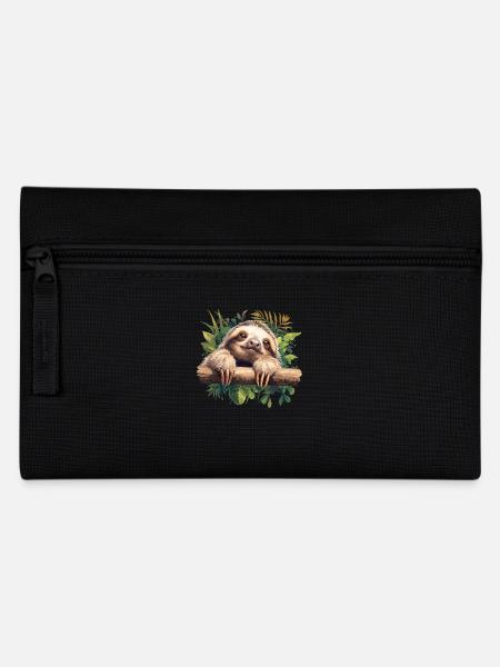 Faultiere Faultier - Federtasche - Schwarz
