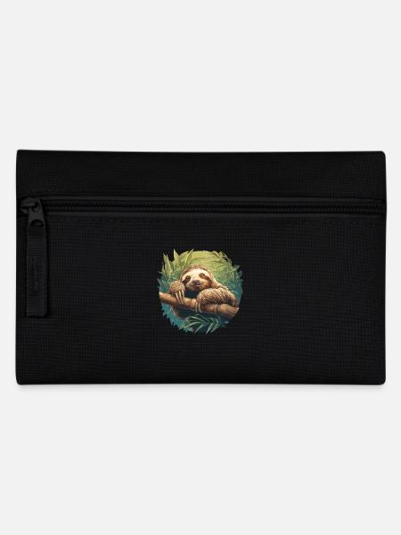 Faultiere Faultier - Federtasche - Schwarz