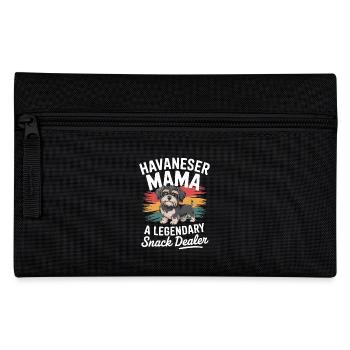Maman bichon havanaise, vendeuse de snacks légendaire - Trousse - noir - Devant