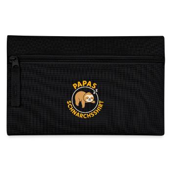Vaterschaft PAPAS SCHNARCHSSHIRT LUSTIG - Federtasche - Schwarz - Vorne