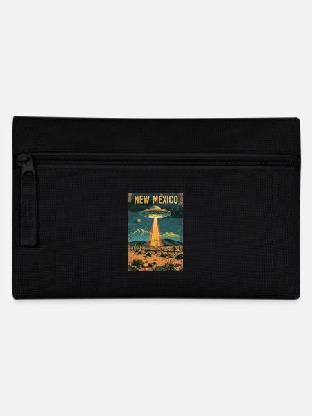 Nouveau-Mexique OVNI Paysage Rétro Science Fiction - Trousse - noir