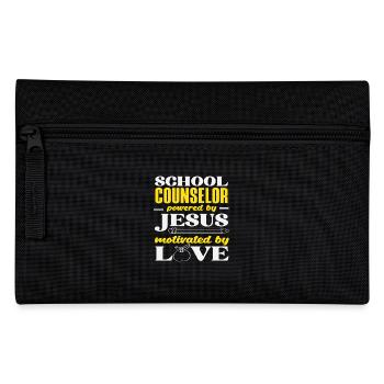 Schulberater Von Jesus Angetrieben Und Liebe - Federtasche - Schwarz - Vorne